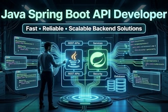 java spring boot rest API development and bug fixing