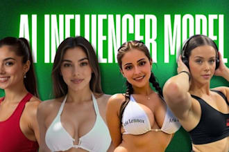create realistic ai influencer model character consistency for instagram fanvue