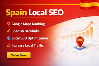 do spain local seo, spanish backlinks, and google maps ranking service