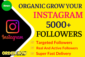 get 5000 organic instagram followers