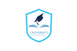 design school and university logo with 16 hours