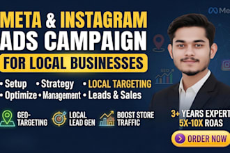 setup facebook ads campaign for local business, meta ads, instagram ads