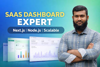 develop scalable saas admin dashboard with nextjs and nodejs