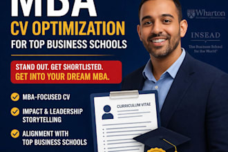 optimize your CV for top MBA applications