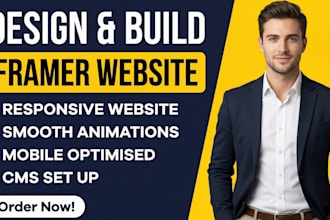 design and build your website on framer with animations