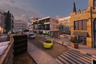 do realistic roblox map, roblox environment, roblox city map in roblox studio