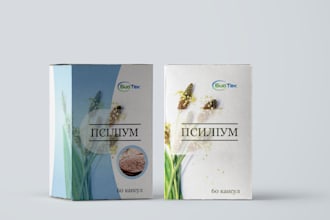 design clean minimalist labels for health and wellness