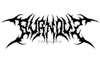 design a dark and heavy doom metal logo