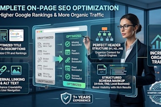 on page SEO optimization