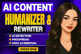 humanize ai content, rewrite and edit ai generated text
