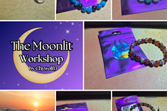 create handmade beaded bracelets, each one unique
