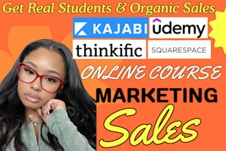 do udemy course promotion, squarespace skool kajabi online course marketing SEO