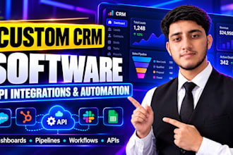 build custom CRM software with API integrations