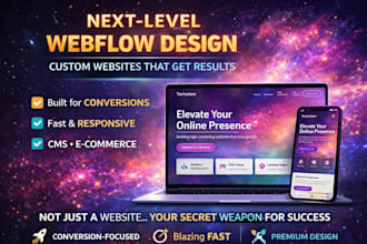 design webflow website or develop webflow website, webflow, webflow expert