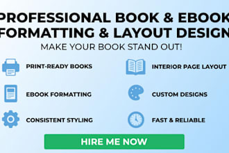 book formatting and ebook layout design amazon KDP