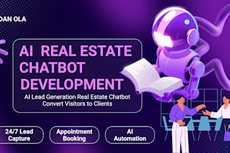 build an ai chatbot for real estate that capture and qualify appointment booking