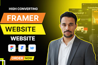 redesign or develop framer website convert figma to framer, expert framer