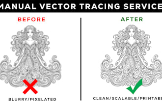 do vector tracing in adobe illustrator