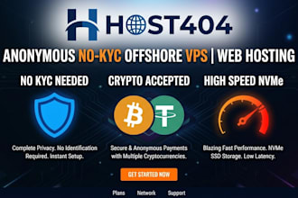 provide a high speed no kyc anonymous offshore vps hosting