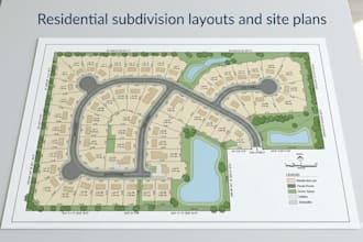 engineer high yield residential subdivision layouts and site plans