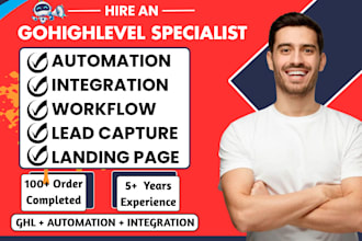 gohighlevel crm website landing page design cloze crm bitrix24 automation zapier