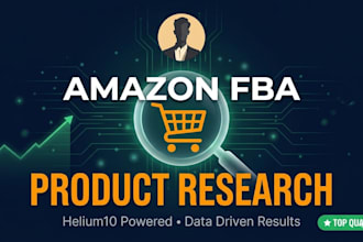 find amazon fba products with deep research
