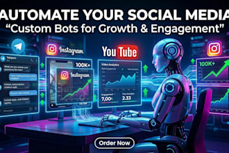 social media bot telegram bot tiktok bot youtube bot twitter bot instagram bot