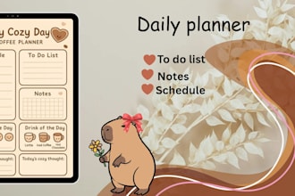 do custom daily planner