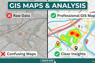 create gis maps, spatial analysis and webgis solutions