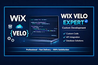 develop custom wix velo code with advanced wix velo script javascript, CSS, HTML