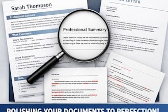 proof read and edit your document professionally