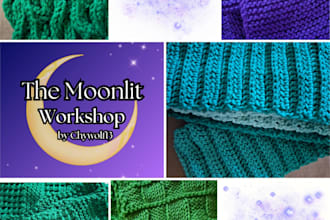 create cozy handmade scarves of your chosen color and length