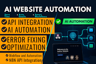 automate your book author website with n8n ai automation, n8n, API integration