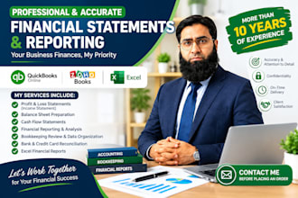 prepare financial statements and financial reports