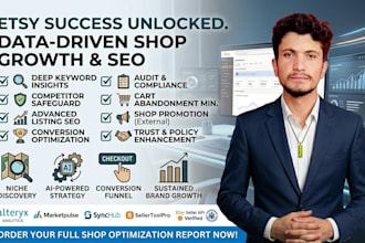 be your etsy expert to optimize your shop and boost sales