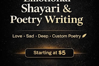 write emotional shayari, deep meaningful lines for you