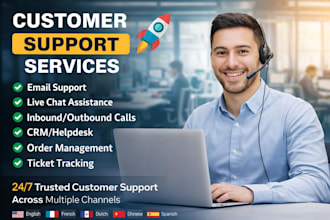 be your fulltime customer supporter by email and livechat