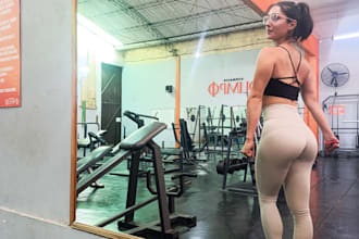 be your professional fitness model for photos and videos