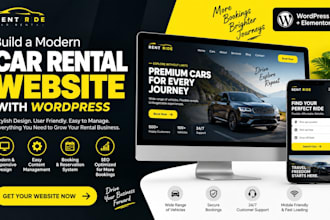 design a professional chauffeur, limousine, and taxi booking website