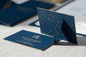 design expert business cards and brand stationery