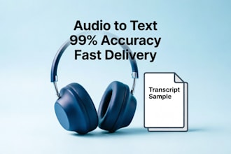 transcribe audio and video to text with high accuracy