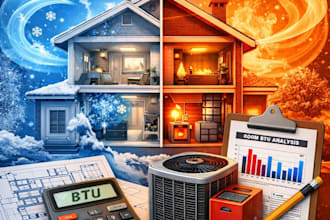 calculate accurate manual j heating and cooling loads