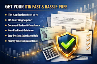 apply for your itin fast with irs form w7 and tax filing support