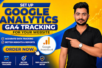 set up google analytics ga4 tracking for your website