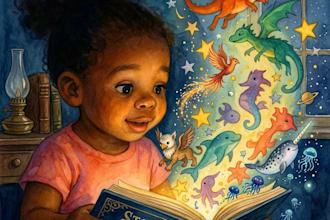 illustrate children story book illustration, children story, book illustration