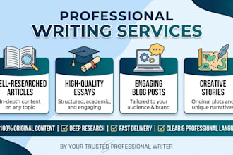 write high quality articles essays and creative content