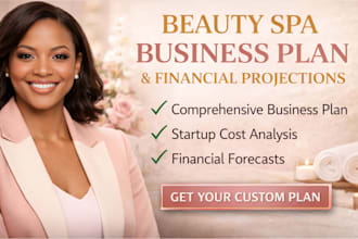 write beauty salon and spa business plan with startup cost financial projections