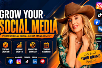 be your social media manager, social media marketing manager