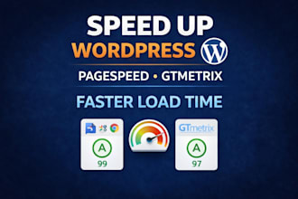 speed up wordpress website and improve pagespeed and gtmetrix score
