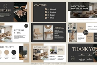 design power presentation investor deck sales pitch deck google slide in canva
